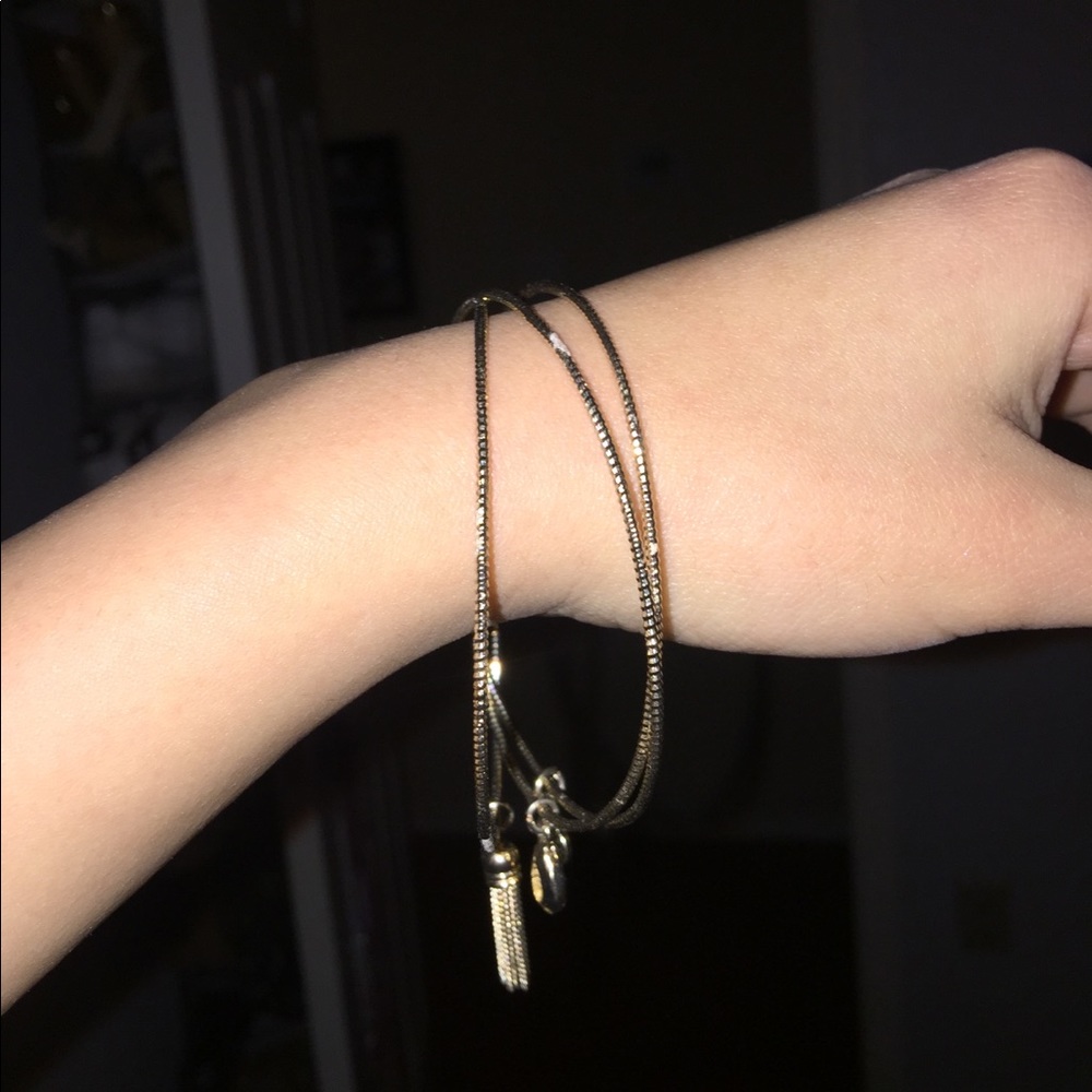 Set of three dangle bracelets